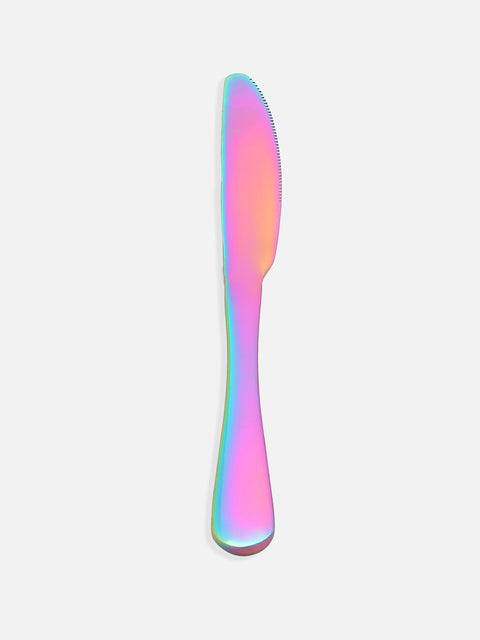 Holographic Solid Metal Cutlery Set
