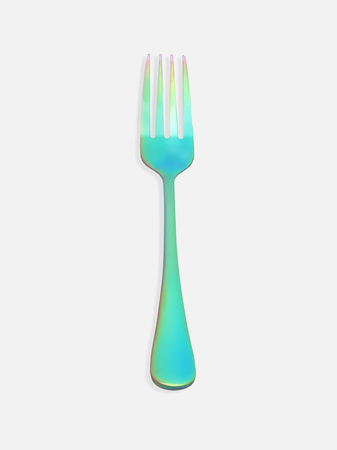Holographic Solid Metal Cutlery Set