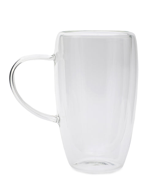 Double-Walled Insulated Glass Mug | 450 ml