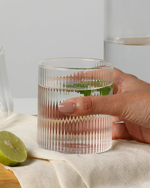 Vertical grain high borosilicate glass | 300 ml