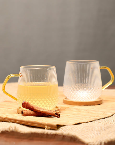 Glass Tea Cup | Set Of 2