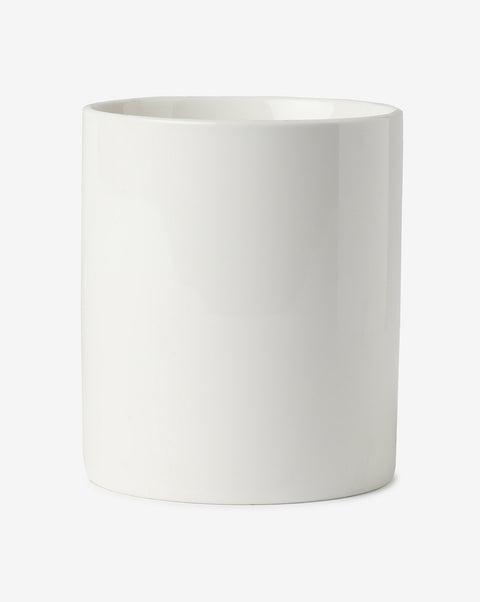 White & Grey Marble Ceramic Planter with Gold Rim and Three-Legged Stand