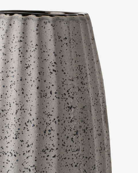 Light Grey Textured Ceramic Vase