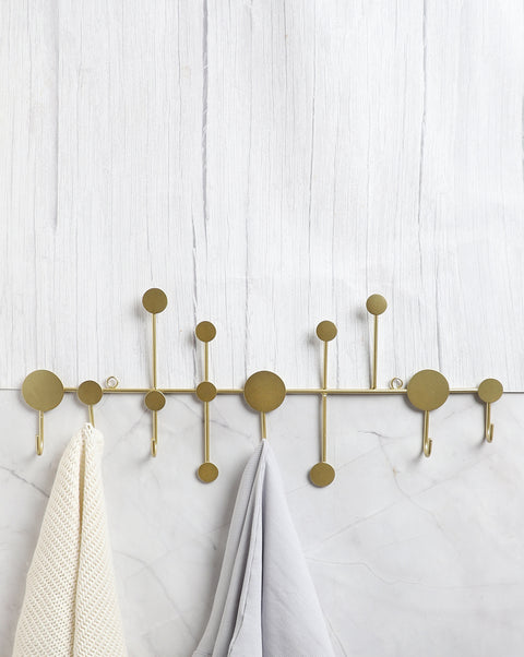 Gold Solid Stainless Steel Towel Rack