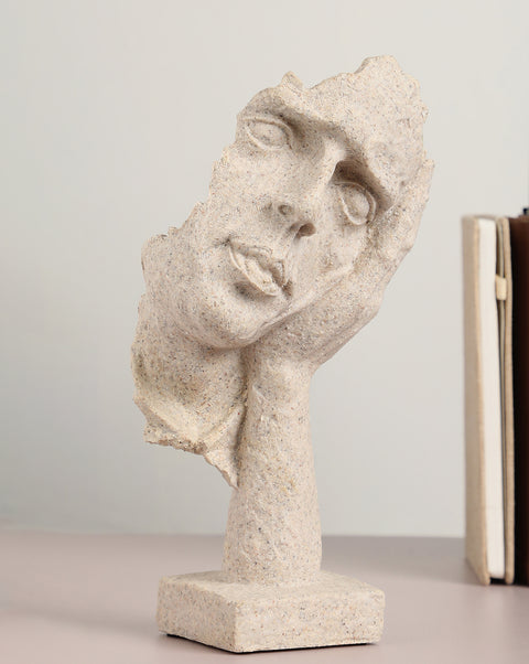 Sandstone Does not listen decorative sculpture | Pack Of 1