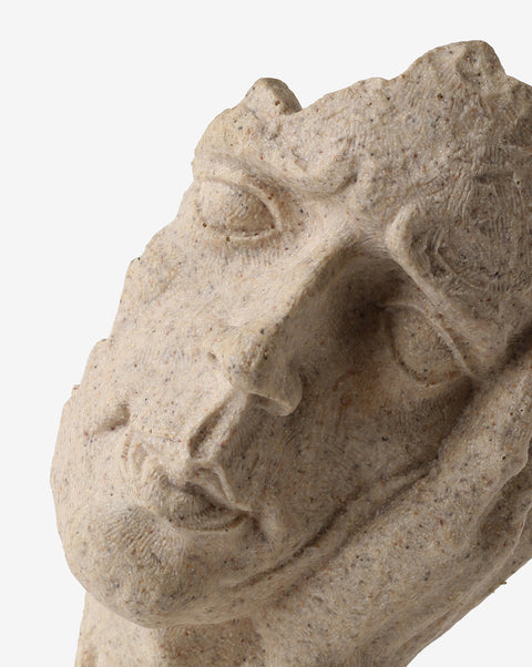 Sandstone Does not listen decorative sculpture | Pack Of 1