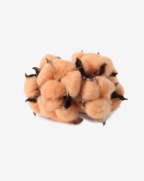 Orange Cotton Faux Decorative Flower Bouquet | PACK OF 10