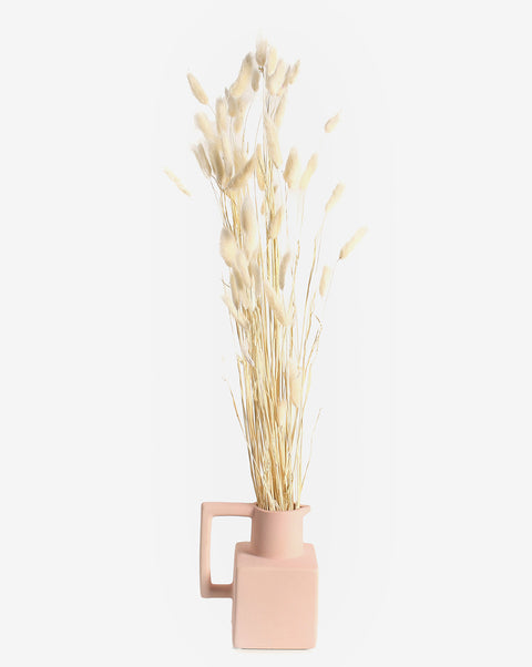 White Bunny Tails Dried Natural Decorative Bouquet