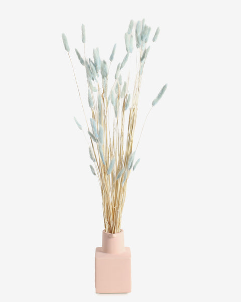 Blue Bunny Tails Dried Natural Decorative Bouquet