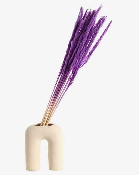 Lavender Pampas Grass Dried Natural Decorative Bouquet | PACK OF 15