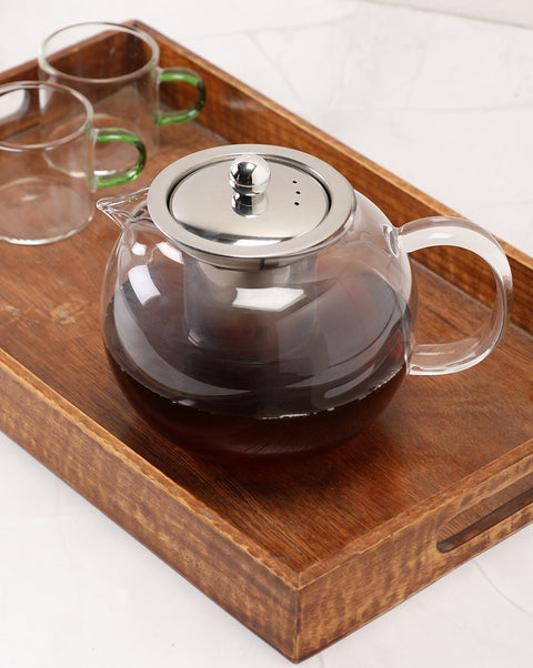 Solid Glass Teapot | Pack Of 1