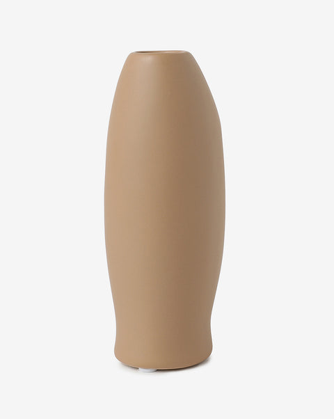 Beige Solid Face Shaped Acrylic Vase | Pack Of 1