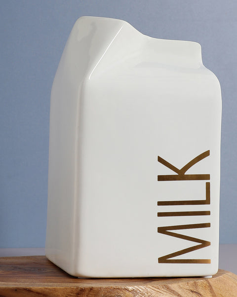 White Solid Ceramic Pitcher | Pack Of !