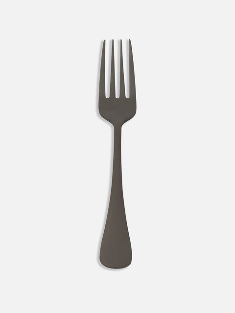 BLACK SOLID METAL CUTLERY SET4